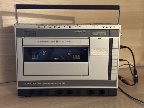 Sharp video cassette recorder - sharp,