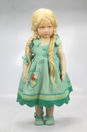 Vintage puppen leinen made - leinen,