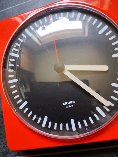 Krups 70er jahre wanduhr - 70er,