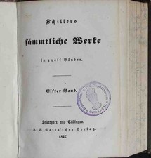 Schillers sämtliche Werke in