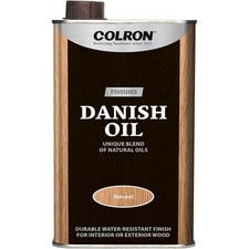 Ronseal Colron Raffiniertes Dänisches Öl 500ml klar für Holzmöbel im Innenbereich