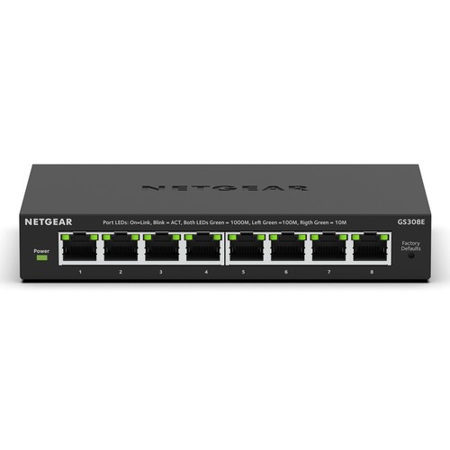 Netgear gs308e plus - plus, switch