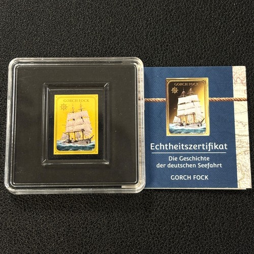 Goldbarren gorch fock 500 oz - gorch, 1/500