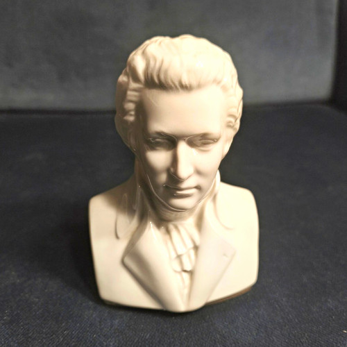 Porzellanbüste mozart - porzellanbüste, „mozart“