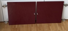 2 IKEA Effektiv Türen Dunkelrot / Bordeauxrot  Hochglanz