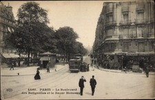Ak Paris VIII., Boulevard des Batignolles und Bazar Monceau - 4019520