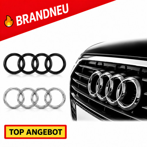 Audi ringe emblem abdeckung - emblem,