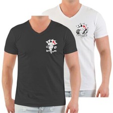 Herren V Ausschnitt TShirt 2er