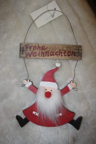 Kleiner holzhänger frohe - kleiner,