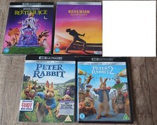 4x 4K Ultra HD + Blu-ray Movies Collection UK