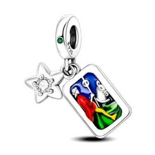 Sterlingsilber 925 Schmuck Anhänger Tarotkarte Ritter Charm f Armband Halskette