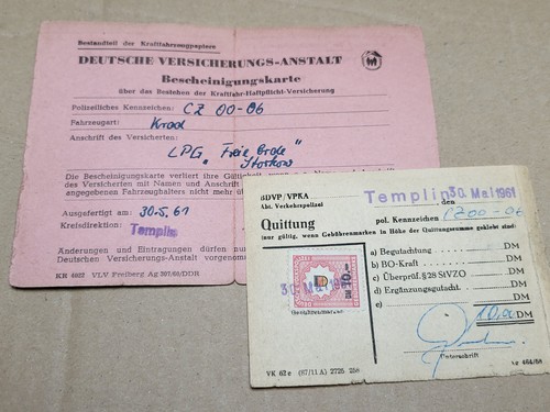 Ddr bescheinigung krad - bescheinigung,