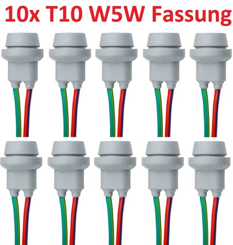 10x t10 w5w fassung - w5w,