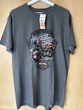 Harley Davidson T-Shirt, Grau, Größe L, Neu, Original aus Thailand Ratchathani