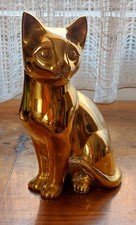 Messing Katze 800 g sehr schön