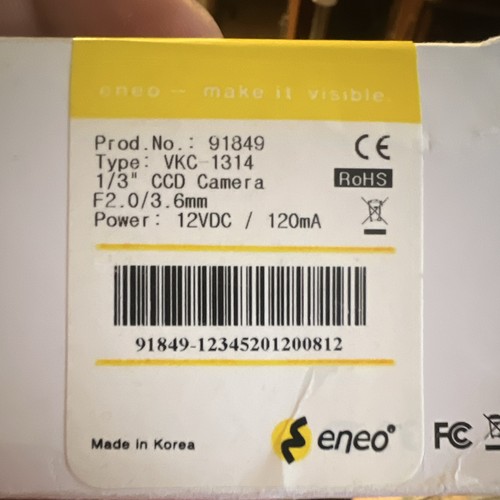 Eneo vkc 1314 ccd cctv - eneo,