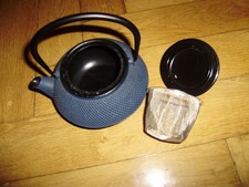 Gusseisen Teekanne Teekessel Teebereiter Teezubereiter Teefilter Teesieb ✅ 0,5L