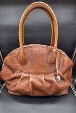 Furla Vintage Leder Handtasche Ledertasche Retro Shopper Schultertasche Tasche