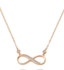 Damen Halskette Infinity echt