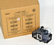 Original OVP Ersatzlampe + Filter NP 15LP für NEC M260X Desktop Projektor Beamer