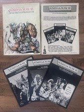 1982 Warhammer RPG 1st Edition Box Set Citadel PRE-40K VOL 1-3 RARE roleplaying