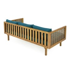 3 SEATER DAYBED with RATTAN