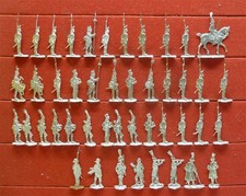 45 Zinnfiguren Preussen 1806 Infanterie stillgestanden Napoleon 30mm unbemalt