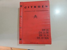 Reparatur Werkstatt handbuch Citroen DS 21 DX / M DS 19 A / MA Ausgabe 1966