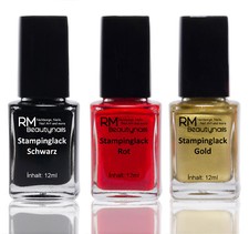 3x12ml stamping lack set - 3x12ml,