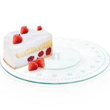 Drehteller Servierteller Glas ∅30 Tortenplatte Kuchen Teller Platte drehbar Käse