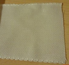 Stickband Aidastoff natur mit