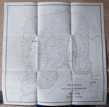 Landkarte aus der DDR vom