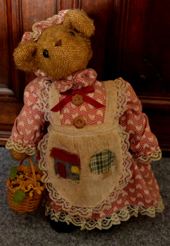 Spieluhr teddy mit kleid - teddy,