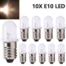 10x E10 LED-Lampen DC 12V