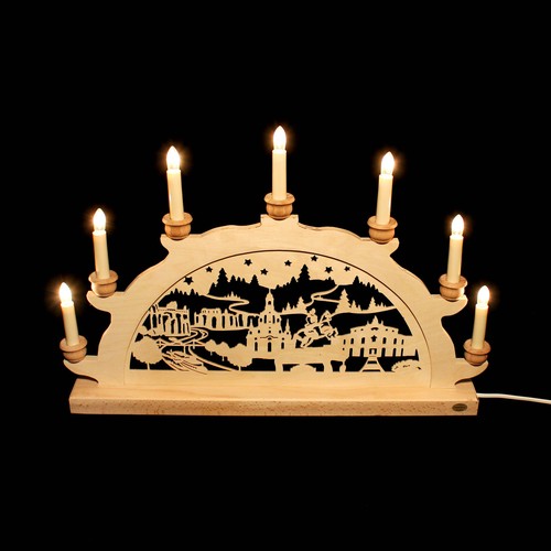 Holz schwibbogen lichterbogen - holz-schwibbogen,