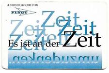 Telefonkarte O 833 von 1996, ITT Flygt , leer