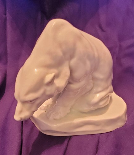 Herend porzellan figur eisbär - herend,