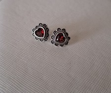 Granat Ohrstecker S925 