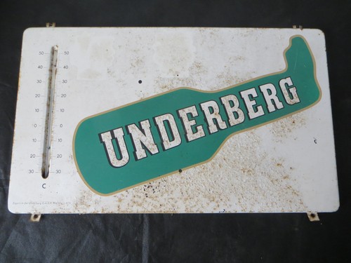 Underberg blechschild - underberg,