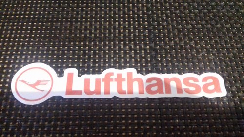 Lufthansa aufkleber mit logo - lufthansa,
