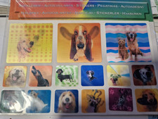 Aufkleber Auto, Fenster, Flächen, 1 Bogen kleine Wackelbilder Hund