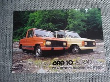 Aro 10 Prospekt Brochure Deutsch German selten rare