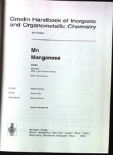 Gmelin handbook inorganic - handbook, of