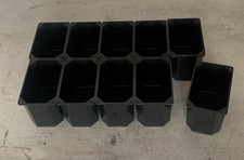 10 Stück Greifbehälter Schubladen Einsatz 9,6x6x7 Werkstatt Heimwerken Sortieren