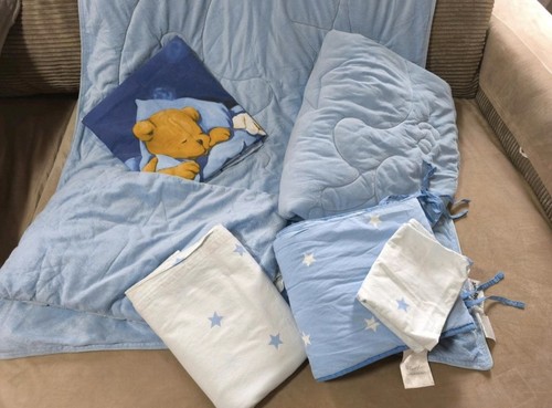 Babybett set blau gebraucht - set,