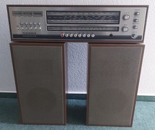 Transistor Radio Tuner Telefunken Concertino 201 mit Boxen