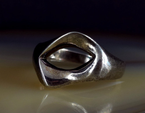Ring silber 925 abstrakte form - ring,