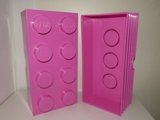Lego Storage Brick pink 8er