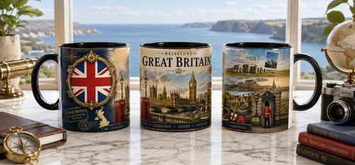 Großbritannien souvenir tasse - souvenir,