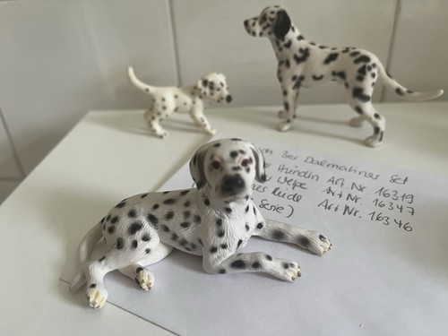Schleich dalmatiner familie - dalmatiner,